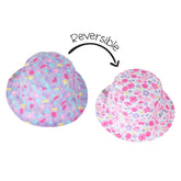 FlapJackKids UPF50 Reversible Sun Hat- Butterfly & Summer Floral | The Nest Attachment Parenting Hub