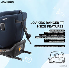 Jovikids Ranger TT 360° Swivel i-Size Car Seat 40-150cm