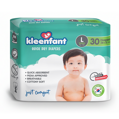 Kleenfant Baby Diaper - Taped