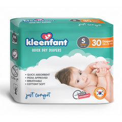 Kleenfant Baby Diaper - Taped
