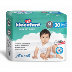 Kleenfant Baby Diaper - Taped