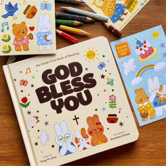 Hello 2 Kid God Bless You Board Book