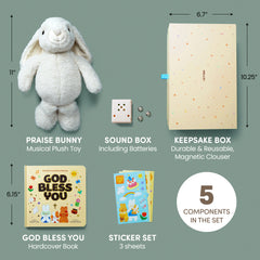Hello 2 Kids Praise Bunny Gift Set
