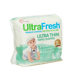 UltraFresh - Ultra Thin Taped Diapers 30s