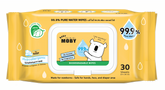 Baby Moby 30 sheets Biodegradable Water Wipes