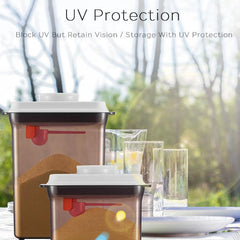 Ankou Food Container Rectangle Tinted with Scoop | The Nest Attachment Parenting Hub