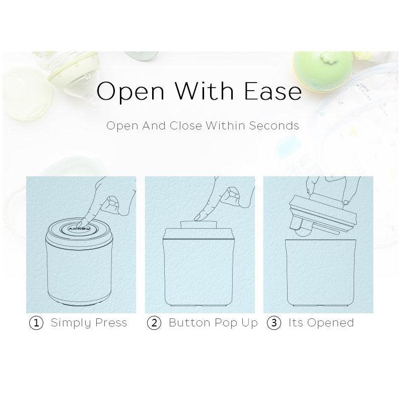 Ankou Food Container Round with Scoop | The Nest Attachment Parenting Hub