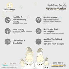 Baa Baa Sheepz Bed Time Buddy - Big Sheepz Grey | The Nest Attachment Parenting Hub