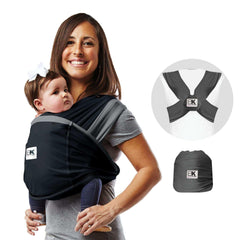 Baby K'tan Active Oasis - Heather Black & Grey | The Nest Attachment Parenting Hub