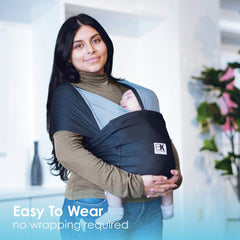 Baby K'tan Active Oasis - Heather Black & Grey | The Nest Attachment Parenting Hub
