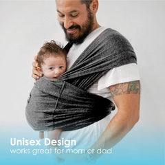 Baby K'tan Active Yoga - Heather Black | The Nest Attachment Parenting Hub