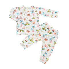 Bamberry Long Sleeves Kimono Pajama Set KPOP Inspired Dynamite | The Nest Attachment Parenting Hub