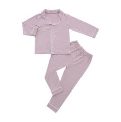 Bamberry x Kryz Long Sleeves Button Down PJ Set - Lilac | The Nest Attachment Parenting Hub