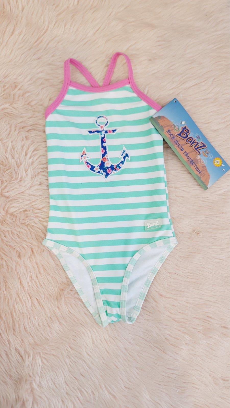 Banz 1pc Swimsuit w/o frills - Anchor | The Nest Attachment Parenting Hub