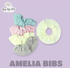 Bao Bei Amelia Round Reversible Cotton Gauze Bib | The Nest Attachment Parenting Hub