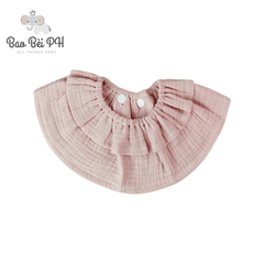 Bao Bei Amelia Round Reversible Cotton Gauze Bib | The Nest Attachment Parenting Hub