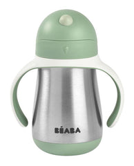 Beaba Stainless Steel Straw Cup 250ml | The Nest Attachment Parenting Hub