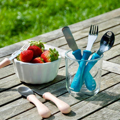 Beaba Stainless Steel Training Cutlery Knife/Fork/Spoon | The Nest Attachment Parenting Hub