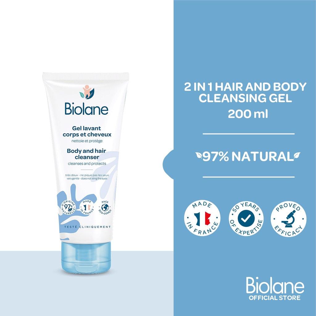 Biolane 2 in 1 Body and Hair Cleanser (Gel Lavant) 200ml | The Nest Attachment Parenting Hub