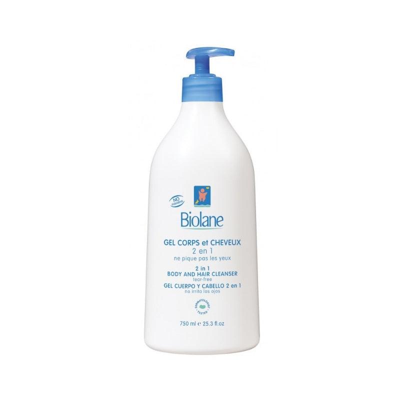 Biolane 2 in 1 Hair and Body Cleanser (Gel Lavant) 750ml | The Nest Attachment Parenting Hub