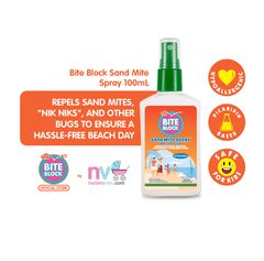 Bite Block Sand Mite Spray 100ml | The Nest Attachment Parenting Hub