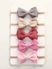 Blooming Wisdom Headband Bow Sets | The Nest Attachment Parenting Hub