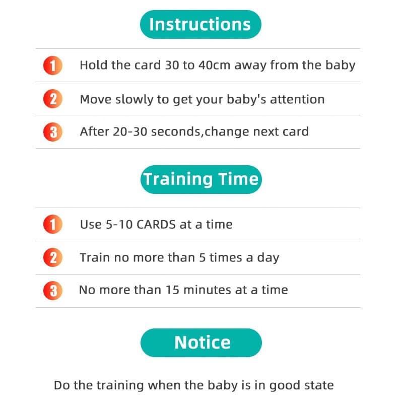 Blooming Wisdom Montessori High Contrast Visual Cards | The Nest Attachment Parenting Hub