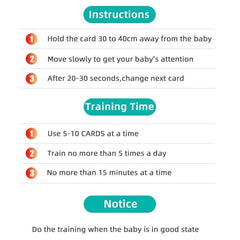 Blooming Wisdom Montessori High Contrast Visual Cards | The Nest Attachment Parenting Hub