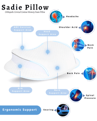 BNCo Orthopedic Cervical Contour Memory Foam Pillow (Sadie) | The Nest Attachment Parenting Hub