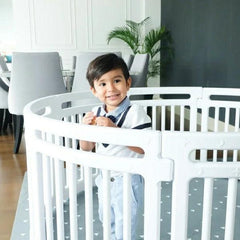 Bonjour Baby 8 Panel Circular Playpen | The Nest Attachment Parenting Hub