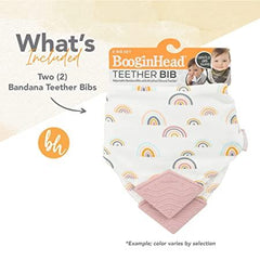Booginhead Bandana Teether Bib 2-Pack 3m+ | The Nest Attachment Parenting Hub