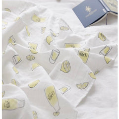 Borny Premium Gauze Blanket Yellow Bottles | The Nest Attachment Parenting Hub