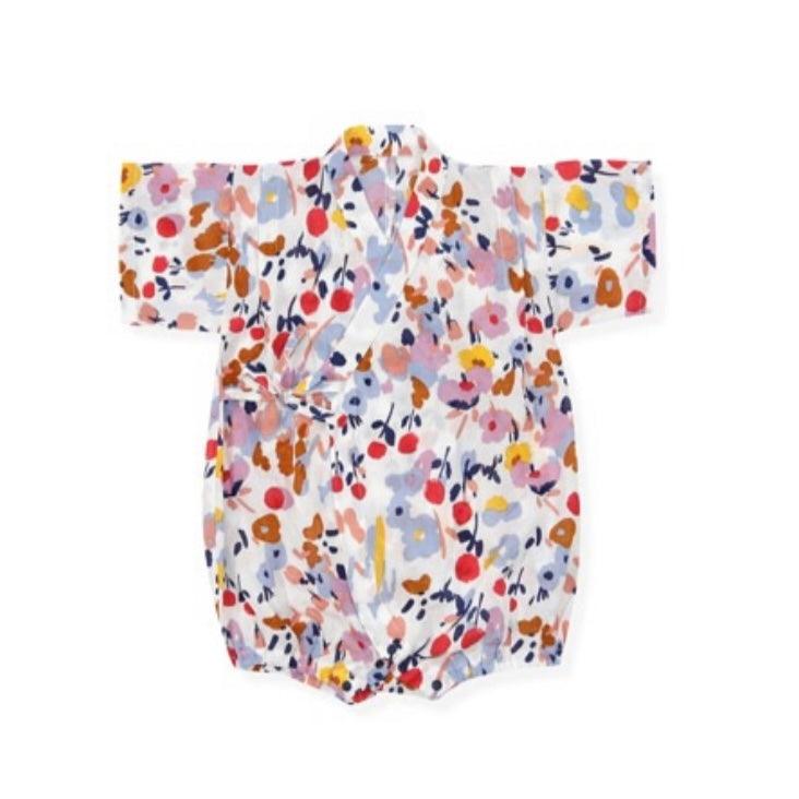Borny Tie-Side Onesie Coco Blossom | The Nest Attachment Parenting Hub