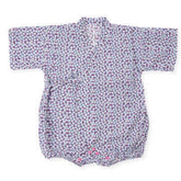 Borny Tie-Side Onesie Purple Small Flower | The Nest Attachment Parenting Hub
