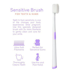 Buds & Blooms Ultra Sensitive Maternity Toothbrush | The Nest Attachment Parenting Hub