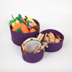 Cradle Baskets Purple Plum | The Nest Attachment Parenting Hub