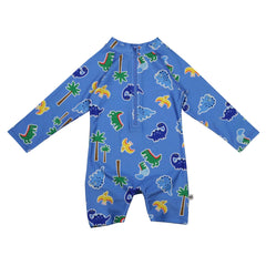 Zoocchini UPF50 Boys Rashguard Swimsuit- Devin the Dino & Friends