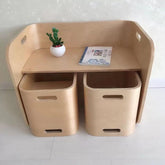 Discover Living Kids Cube Table & Chair | The Nest Attachment Parenting Hub