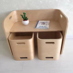 Discover Living Kids Cube Table & Chair | The Nest Attachment Parenting Hub