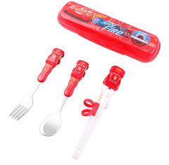 Dish Me Disney 3D Spoon, Fork and Chopsticks Set with Case 2y+ | The Nest Attachment Parenting Hub