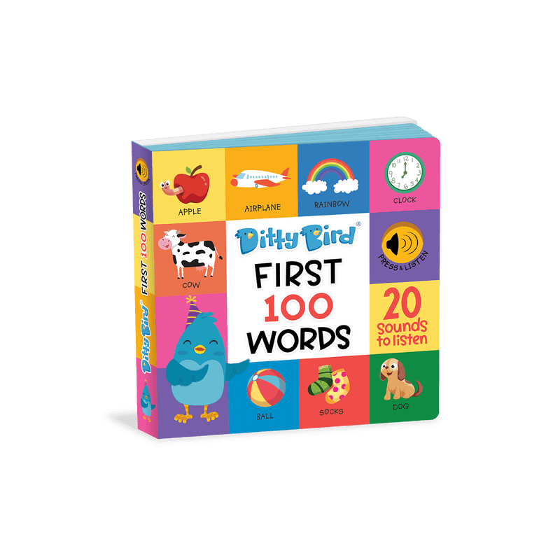 Ditty Bird First 100 Words Sound Board Book | The Nest Attachment Parenting Hub