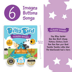 Ditty Bird Musical Books Nursery Rhymes | The Nest Attachment Parenting Hub