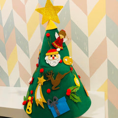 DIY Felt 3D Christmas Tree | The Nest Attachment Parenting Hub