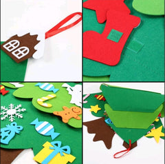 DIY Hanging Felt Christmas Tree w/ LED Lights 3y+ | The Nest Attachment Parenting Hub