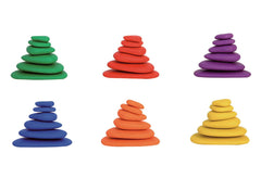 EDX Education Rainbow Pebbles with Activity Cards | The Nest Attachment Parenting Hub