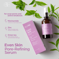 Ellana Minerals Even Skin Pore-Refining Serum With 7% Niacinamide And 1% Zinc For Acne-Prone Skin 30G | The Nest Attachment Parenting Hub