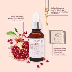 Ellana Minerals Glass-C Skin+ Brightening Serum With 5% Vit C And 1% HA | The Nest Attachment Parenting Hub