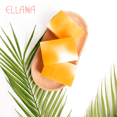 Ellana Minerals Keep Clean and Bright Papaya + Clairblanche Face and Body Soap | The Nest Attachment Parenting Hub