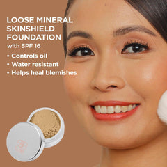 Ellana Minerals Loose Mineral SkinShield Foundation Jar With SPF16 | The Nest Attachment Parenting Hub