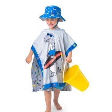 FlapJackKids Reversible Baby & Kids Patterned Sun Hat - Dino | The Nest Attachment Parenting Hub